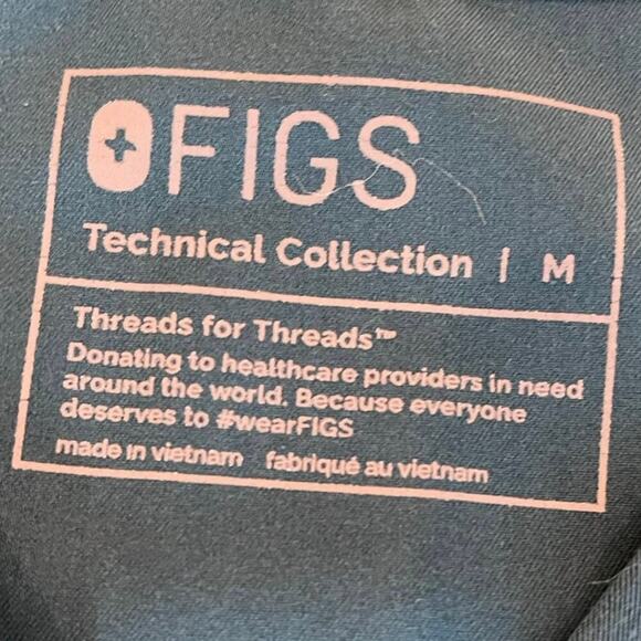 Figs Leon Technical Collection Jogger Scrubs Pants Women Medium Work Nurse Aid - Picture 2 of 9